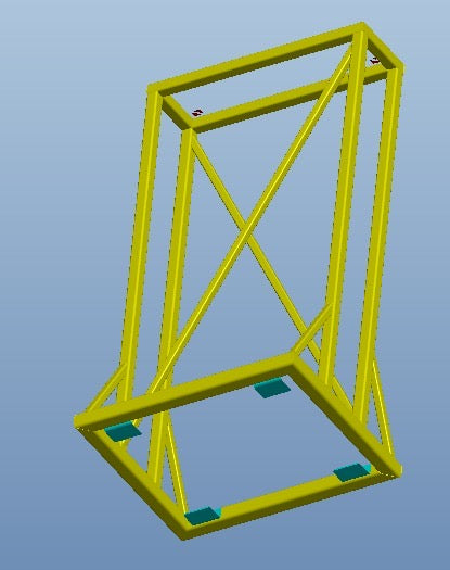 Omni Adjustable Height Floor Stand – Heavy-Duty Steel Frame