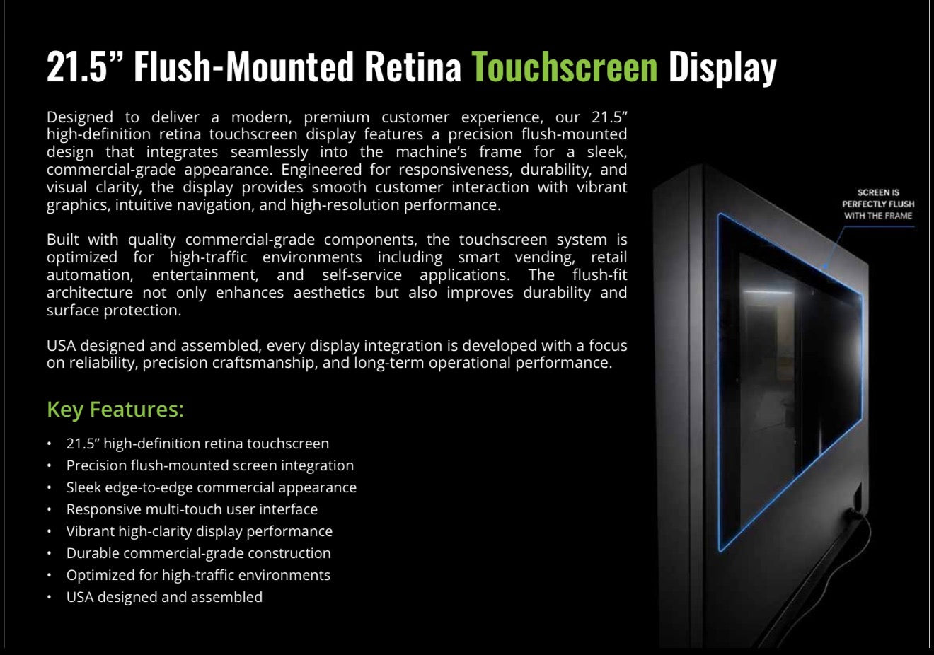Omni V4 Gamification Touch 21.5" touchscreen 10 Selection Wall-mount vendor